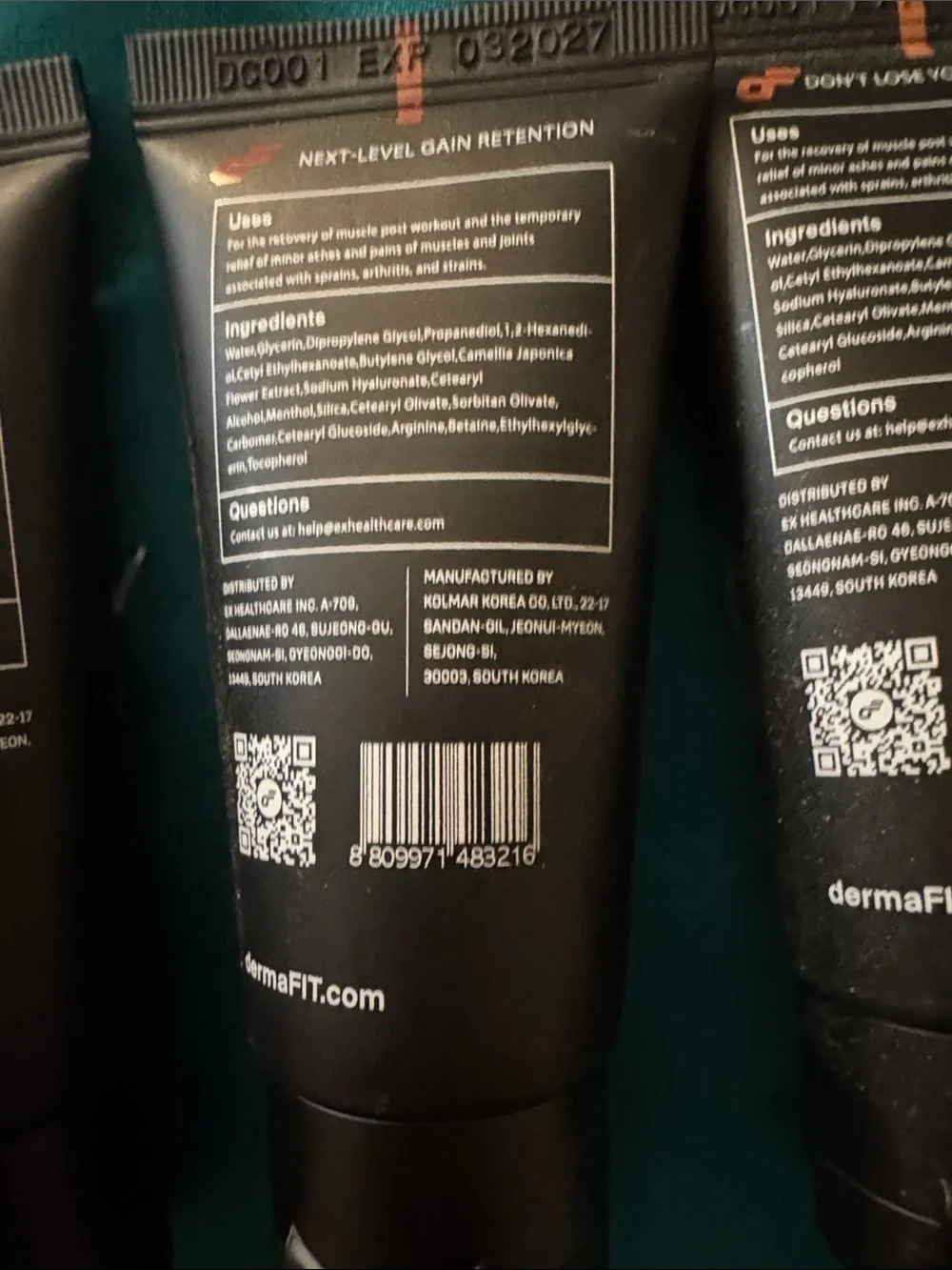 Muscle Retention Cream - Black (Extra Strength)